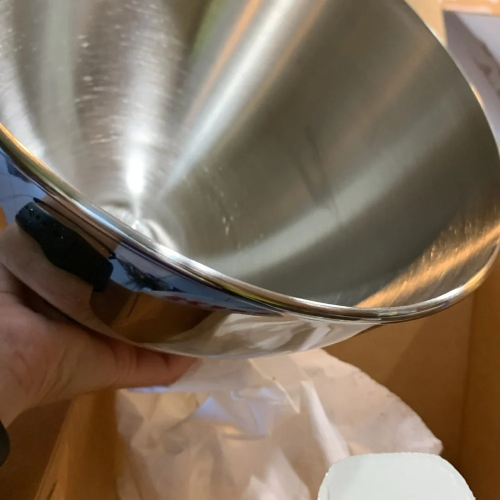 NIB KITCHENAID 3- Quart Stainless Steel Bowl Stand Mixer Accessory - Picture 2 of 2